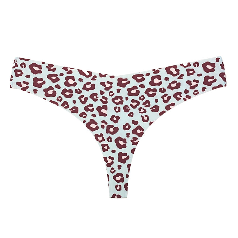 Felinus Women Sexy Panties Ice Silk Low Waist G-Sting Thong Temptation Seamless Breathable Underwear Female Soft Intimates