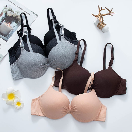 Sujetadores push-up de una pieza para mujer: ropa interior deportiva transpirable y sin costuras.