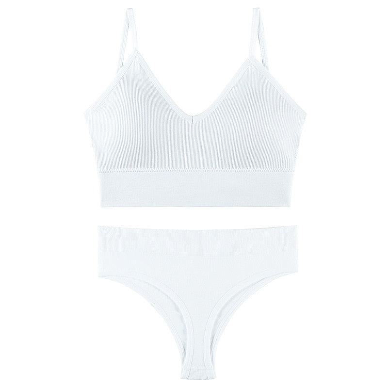 New Seamless Bra & Thong Set