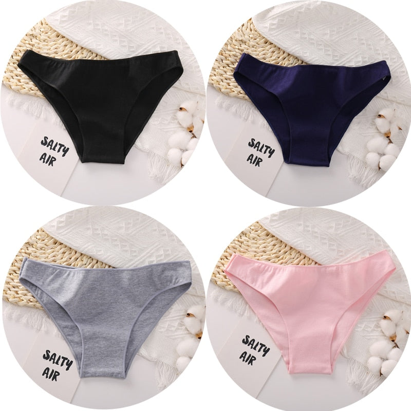 Embrace Comfort in 4PCS Cotton Briefs Set