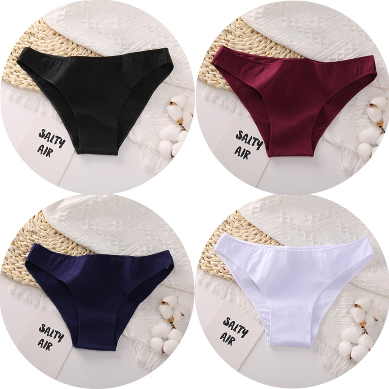 Embrace Comfort in 4PCS Cotton Briefs Set
