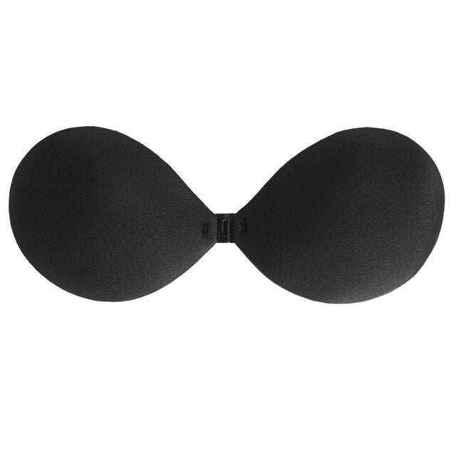 Reusable Female Wing Breast Lift Nipple Shield - Invisible Silicone Strapless Backless Adhesive Bra