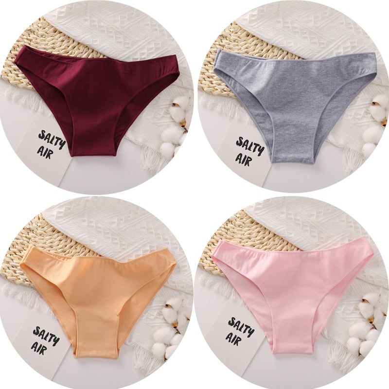 Embrace Comfort in 4PCS Cotton Briefs Set