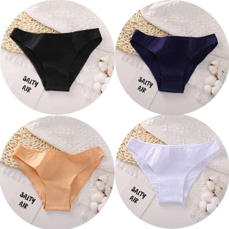 Embrace Comfort in 4PCS Cotton Briefs Set
