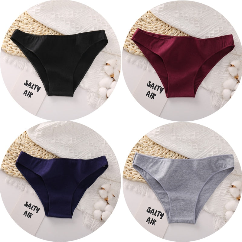 Embrace Comfort in 4PCS Cotton Briefs Set
