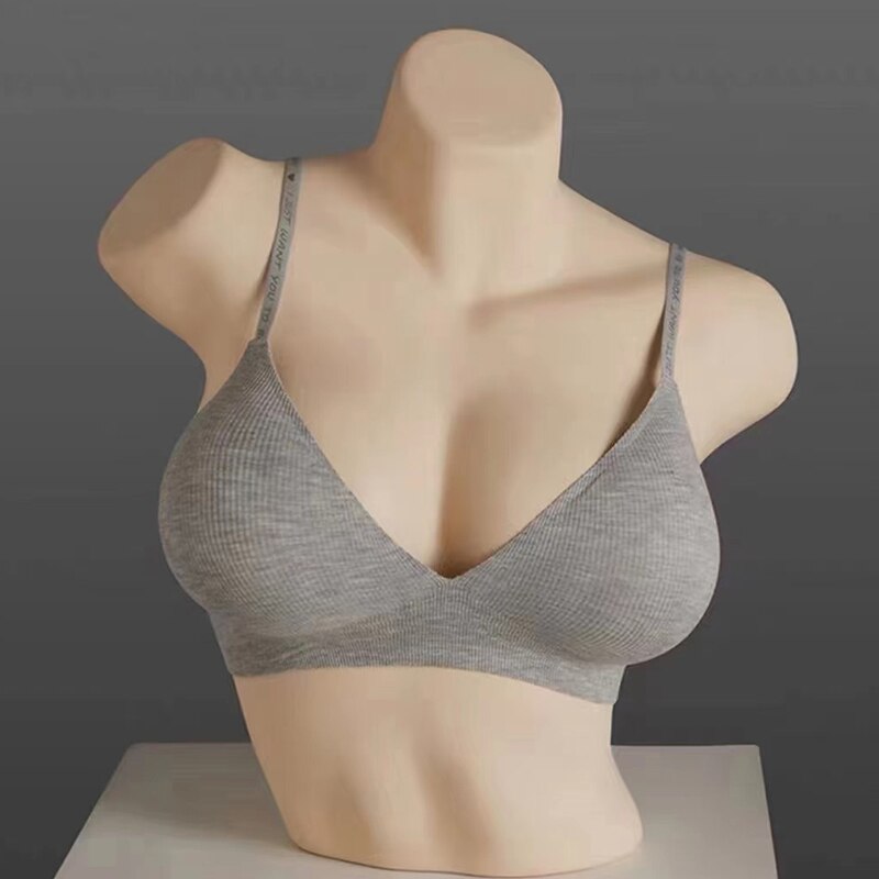 Women's Fashion Seamless Wireless Push Up Bras - Deep V Bralette, Invisible Letter Strap, Sexy Lingerie