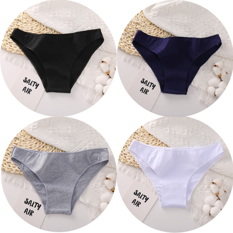 Embrace Comfort in 4PCS Cotton Briefs Set