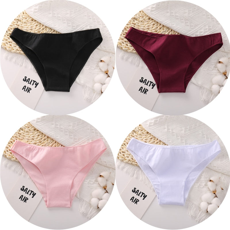 Embrace Comfort in 4PCS Cotton Briefs Set