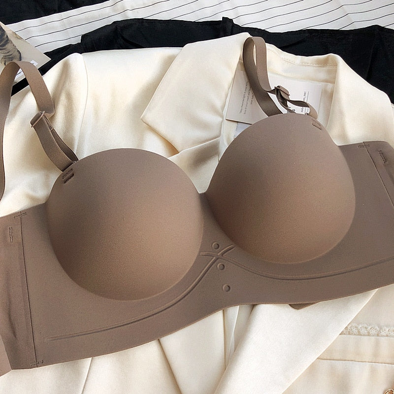 Only A Bra Half Cup Non-Slip Push Up Bralette - 5 Colors, Thicken Seamless Lingerie for Girls