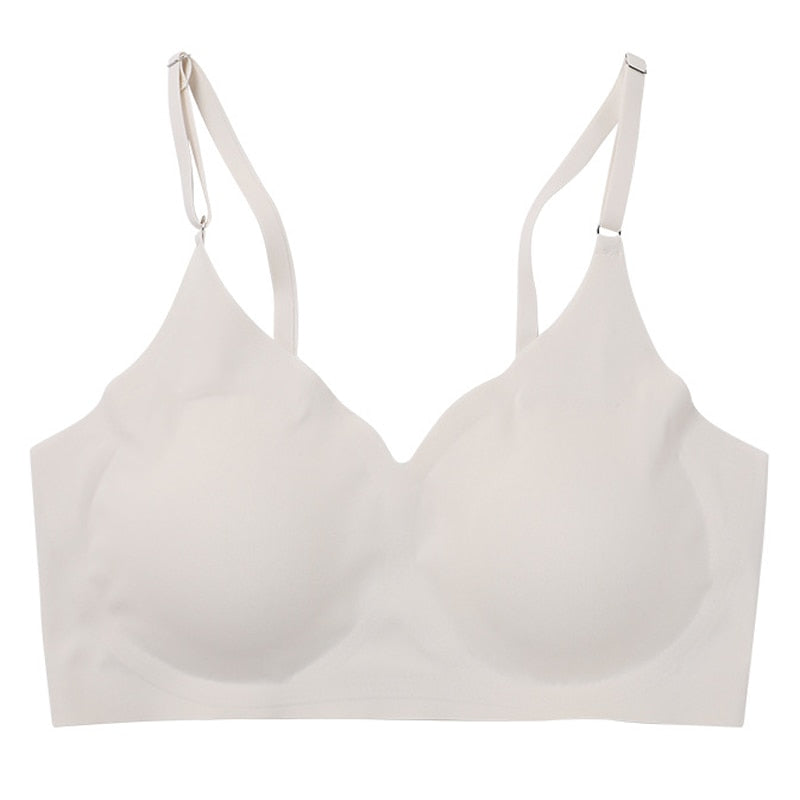 CINOON Women's Seamless Push Up Bras - Removable Padded, Wireless & Comfortable for Sleep & Intimate Wear