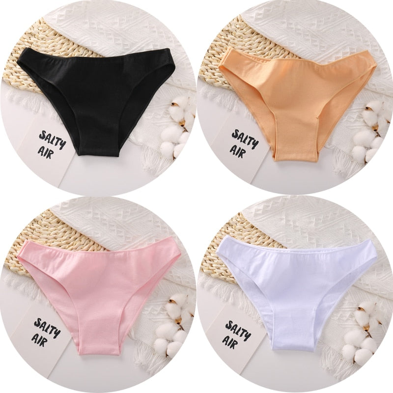 Embrace Comfort in 4PCS Cotton Briefs Set