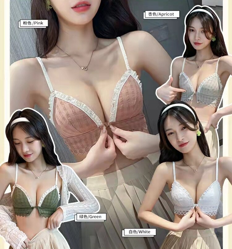 Japanese Bra Briefs Suit Women's Cotton Underwear Sexy Lace Brassiere Panties Fashion Push Up Bra Female Sexy Lingerie Set
