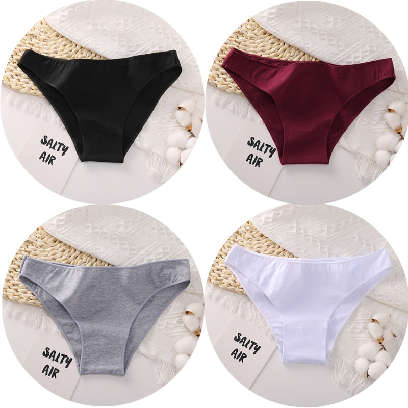 Embrace Comfort in 4PCS Cotton Briefs Set