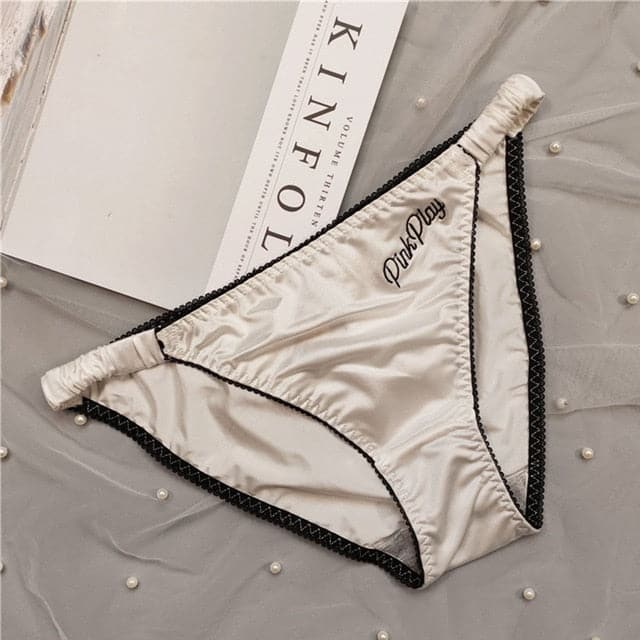 Pink Play Satin Lined Panties - Comfortable and Stylish Underwear