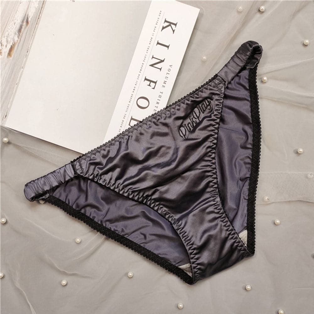 Pink Play Satin Lined Panties - Comfortable and Stylish Underwear